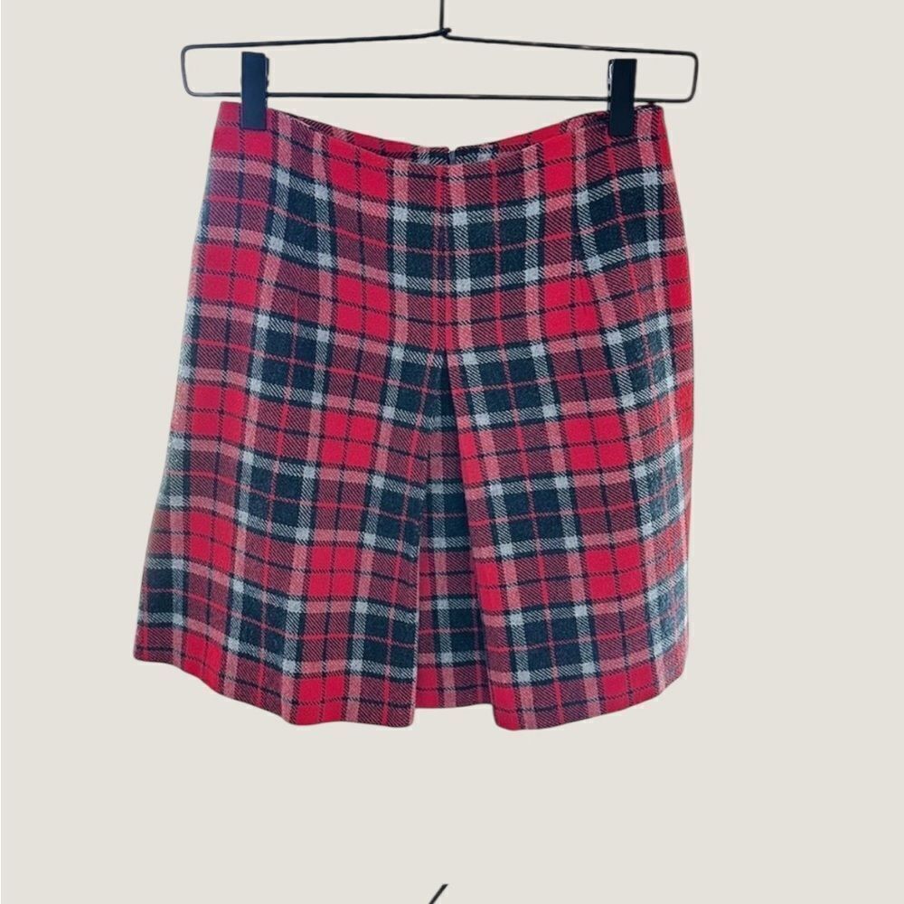✨3/$10✨ Tracy Evans Plaid Wool Vintage Skirt